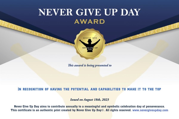 Certificate In Recognition of Having The Potential And Capabilities To Make It To The Top Certificate In Recognition of Having The Potential And Capabilities To Make It To The Top