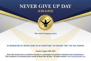 Certificate In Recognition of Never Giving Up On Everything You Believe That You Can Achieve Certificate In Recognition of Never Giving Up On Everything You Believe That You Can Achieve