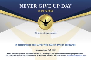Certificate In Recognition of Going After Your Goals In Spite Of Difficulties Certificate In Recognition of Going After Your Goals In Spite Of Difficulties